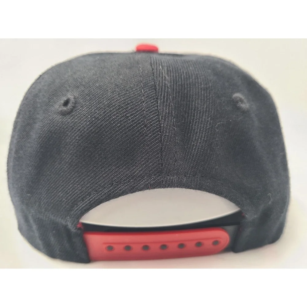 Youth Portland‎ Trail Blazers Zephyr Snapback Hat Cap NBA Basketball Black Red